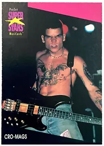 CRO-MAGS ProSet SuperStars MusiCards 1991 USA 1st Ed. CARD 34Yrs! RARE - Picture 1 of 2