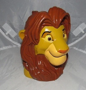 DISNEY'S ON ICE LARGE LIDDED LION KING SIMBA HEAD MUG - Picture 1 of 7