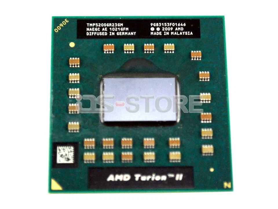 AMD Turion II Dual Core P520 TMP520SGR23GM Mobile CPU Processor Socket S1G4 2.3G - Image 1 of 1