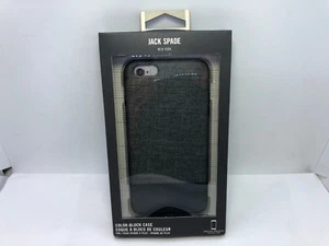JACK SPADE Color Block Case for Apple iPhone 6 Plus iPhone 6s Plus Tech Oxford - Picture 1 of 5