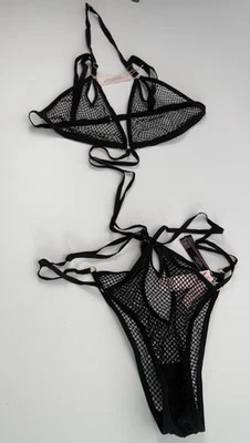 Body Victoria's Secret de una pieza de encaje sin cables negro XL NUEVO CON ETIQUETAS Foto 1 de 4