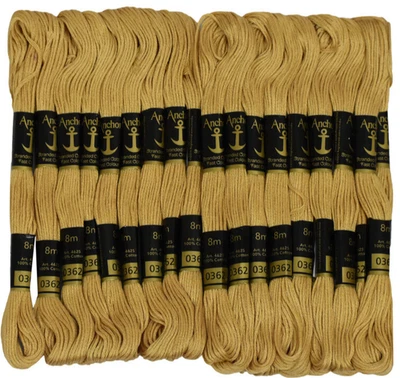 Anchor Threads Hand Cross Stitch Unique Needlecraft Knitting Embroidery,25 Skein - Image 1 of 4