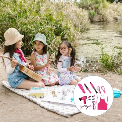  1 Set Friseur Toy Kids Hair Salon Playset Barber Trep Play Toys Kit Hairstyling - Bild 1 von 4