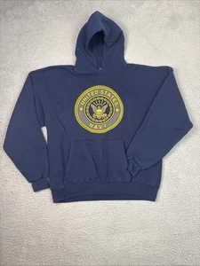 Sudadera con Capucha Azul Medio Para Hombre Azul Marino de Estados Unidos De Colección Hecha en EE. UU. Soffe XL - Imagen 1 de 7