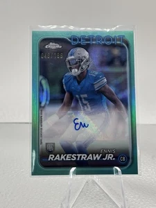 2024 Topps Chrome Ennis Rakestraw Jr Aqua Toner Auto /199 #RA-ERA - Picture 1 of 10