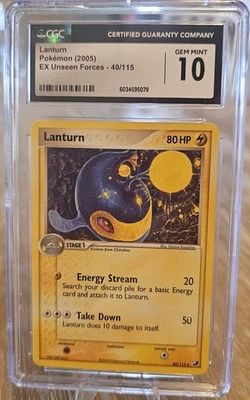 Lanturn Ex Unseen Forces 40/115 2005 Cgc Gem Mint 10 - Image 1 of 2