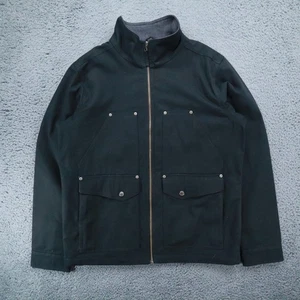 Columbia Mens Loma Vista Black Mountain Red Flannel Plaid Lined Jacket Size M - Picture 1 of 9