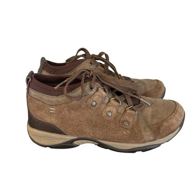 Easy Spirit Enduransa hiking boot athletic shoe suede leather brown 7 Med 37.5 - Image 1 of 4