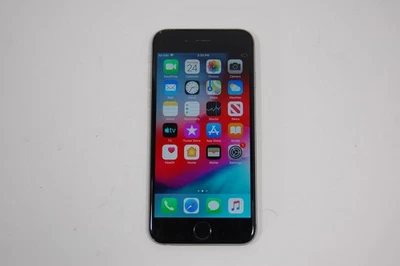 *Read Working Apple iPhone 6 64GB A1549 iOS 12.5.7 Silver Black GSM Unlocked - Image 1 of 4