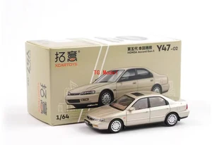 TG XCARTOY 1:64 Gold Accord CD5 Sedan Sports Classic Model Diecast Metal Car New - Picture 1 of 18