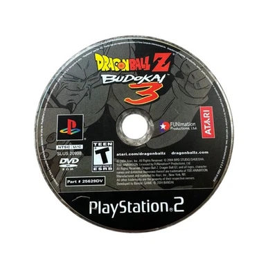 Dragonball Z Budokai 3 Disc ONLY Sony Playstation 2 - PS2 Tested Works Scratches - Image 1 of 4