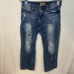 Jeans donna Dear John comodo gamba dritta taglia 31/28 invecchiato - Foto 1 di 9