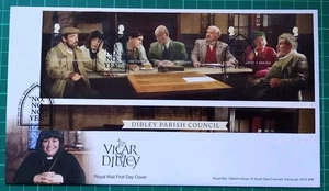 2025 The Vicar Of Dibley Parish Council Vertical MIscut M/S Ex-Press Sheet - Picture 1 of 2