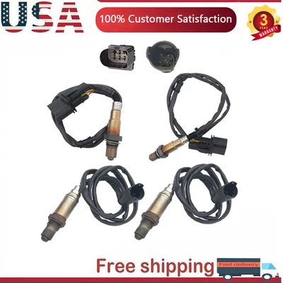 Sensor de oxígeno aguas arriba + aguas abajo BMW X5 2004 2005 2006 4,4 L V8 4 piezas Foto 1 de 4
