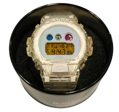 CASIO G-SHOCK 3230 25th Anniversary Model DW-6900SP-7JR Men's Clear Band Watch - Image 1 of 4