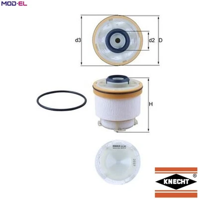 FUEL FILTER KX 586D FOR MITSUBISHI PAJERO/SPORT/III TRITON/L200 STRADA SHOGUN - Image 1 of 4