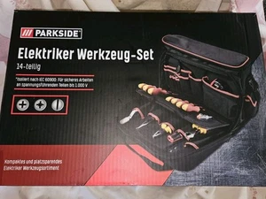 PARKSIDE Elektriker Werkzeug-Set 14-teilig, bis 1000 V IEC 60900 Inkl Tasche - Bild 1 von 6