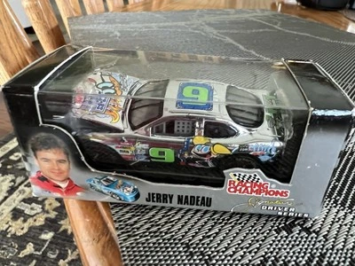 1:24 Jerry Nadeau Signature Series #9 Chrome Diecast Nascar New In Original Box - Image 1 of 4