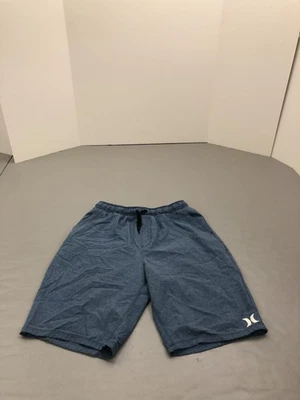 Hurley Shorts Youth XL Blue Elastic Waist Drawstring Logo Hybrid Swim Board - Image 1 of 4