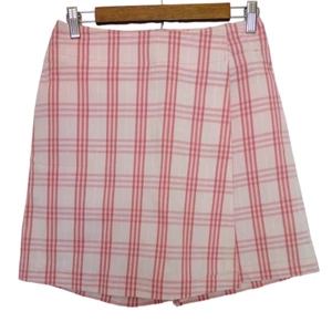 BURBERRY Women's Pink Tartan Plaid Golf Skirt Skort Size UK12/USA10M/L New - Picture 1 of 11
