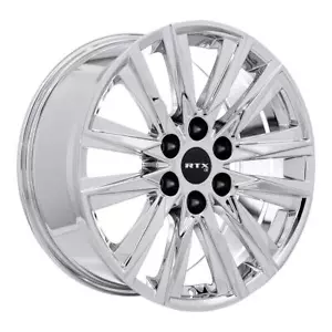 22 Inch Chrome Alloy Wheel Rim for GMC K2500, RTX 83136 22x9 6x139.7 6Lug - Picture 1 of 4