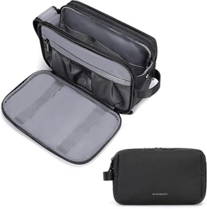 BAGSMART Toiletry Bag Travel Toiletry Organizer Dopp Kit Water Black - Picture 1 of 6