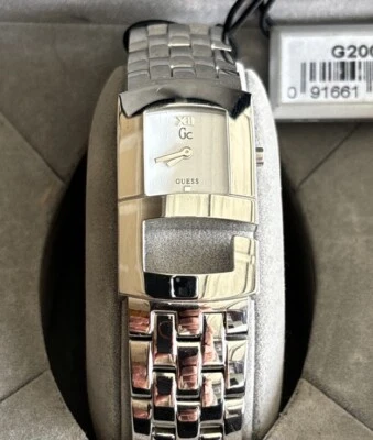 COLECCIÓN GUESS GC12000 Mujer 21x35 Tono Plata Acero Inoxidable NUNCA USADO Foto 1 de 4