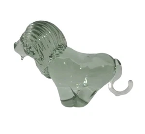 Vintage handgefertigter Ngwenya M blankes Fahrrad Kunstglas Löwe Briefbeschwerer Swasiland - Bild 1 von 11