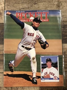 BECKETT BASEBALL CARD MENSILE LUGLIO 1991 #76 ROGER CLEMENS - Foto 1 di 2