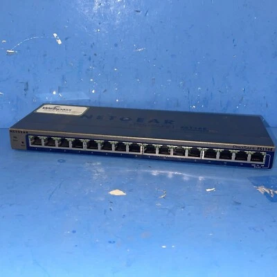 Netgear ProSafe Unmanaged Plus FS116E 16 Port 10/100 Fast Ethernet Switch - Image 1 of 4