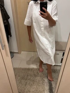 Kleid, M, C & A, weiß, gebraucht, Sommerkleid - Bild 1 von 5