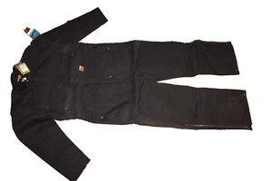 NWT Berne Black Insulated Coveralls in Black MODEL I310 Size 2XL Regular - Picture 1 of 7