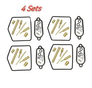 4 Sets Carburetor Carb Repair Rebuild Kit For Honda CB400F Super Sport 75-77 l - Foto 1 di 5
