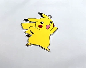 Pikachu Enamel Pendant Charm For Necklace or Keychain - Picture 1 of 2