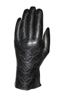 Damen Handschuhe, 100 % Leder, Schwarz Size L - Bild 1 von 5
