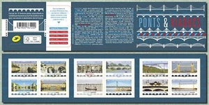 france 2017 booklet Bridges Manhattan Brooklyn Viaducts Tower Bridge 12v mnh - Picture 1 of 1
