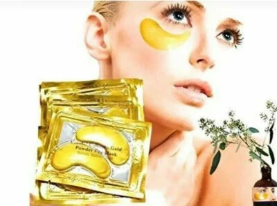 Crystal Bio Collagen Gold 24K Under Eye Mask Wrinkle Puffiness Dark Circles - Image 1 of 4