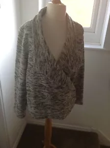 Marks & Spencers Indigo Ladies Waist Coat Style Cardigan - Picture 1 of 6