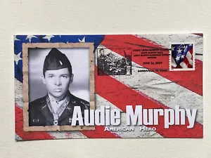 Audie Murphy "American Hero" 2009 Special Cancel in Greenville TEXAS - Picture 1 of 2