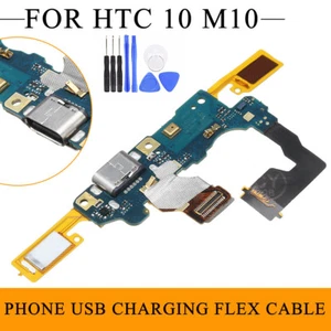 NEW OEM HTC ONE 10 M10 USB CHARGING PORT DOCK CONNECTOR MIC FLEX CABLE BOARD - Picture 1 of 2