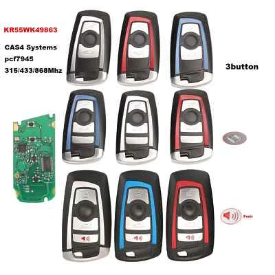 CAS4 868/315/433mhz Car Remote Smart Key for BMW 1 3 57 Series CAS4 System Alarm - Image 1 of 4