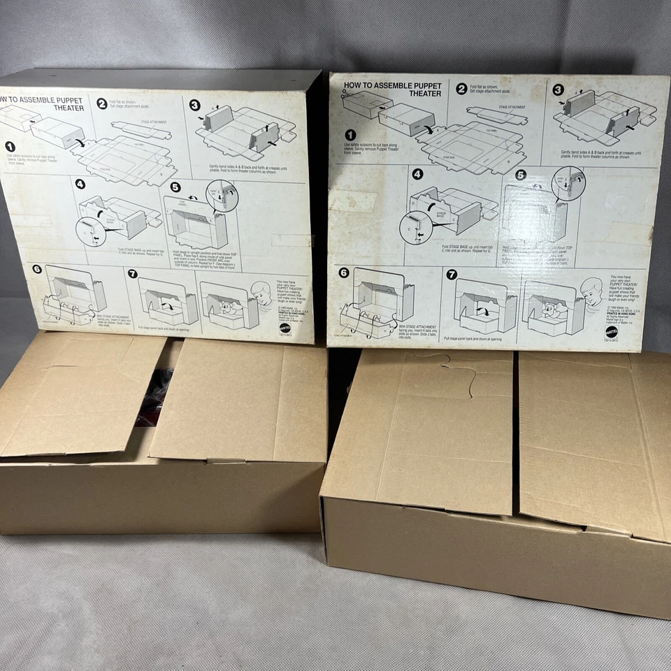 Disney Mattel Mickey & Minnie Puppet Theater Vintage 1993 R1 Foto 1 de 4