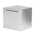 Safe Piggy Bank Made of Stainless Steel,Safe Box Money Savings Bank for Kids,Can