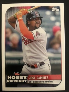 2024 Topps Hobby Rip Night Jose Ramirez #34 - Picture 1 of 2