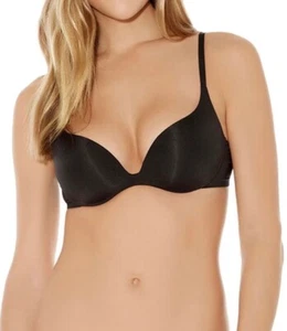 Wacoal Intuition Bra Black 32D Padded Push Up Plunge T-Shirt Multiway 108003 New - Picture 1 of 12