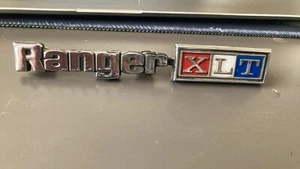 RANGER XLT EMBLEM 1973-1976 DASHBOARD GENUINE PART CLASSIC TRUCK FORD - Picture 1 of 3