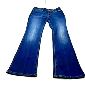 Levis Jeans Womens Size 6/28 Demi Curve Mid Rise Boot Cut Distressed Denim 30X29 - Picture 1 of 6