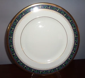 PAAR (2) VINTAGE ROYAL DOULTON PORZELLAN "COLERIDGE" MUSTER SPEISETELLER - ELEGANT - Bild 1 von 5