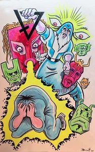 JUDGEMENT ** MIKE BENNETT'S ORIGINAL ART (2025) 01/20/25 - Picture 1 of 1