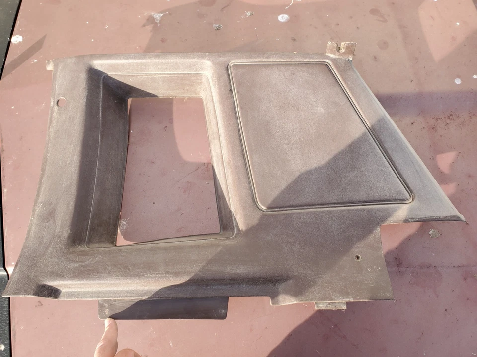 1981 1983 1985 1987 Chevrolet Monte Carlo CL LS SS RH Rear Sail Panel Dk Maroon - Image 1 of 4